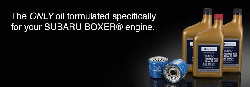 Picture of Subaru Certified Oil formulated for your Subaru Boxer engine. | Valley Subaru of Longmont in Longmont CO