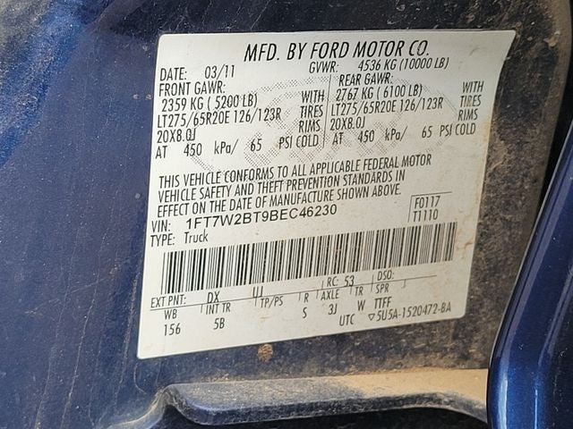 2011 Ford F-250SD Lariat