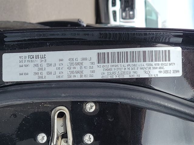 2018 RAM 2500 Laramie