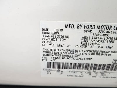 2020 Ford Explorer Platinum