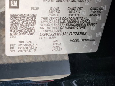 2020 GMC Yukon XL 4WD Denali