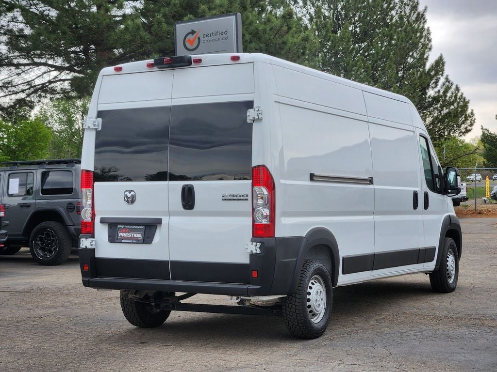 2025 RAM ProMaster 2500 Cargo Van Tradesman High Roof 159' WB w/Pass Seat