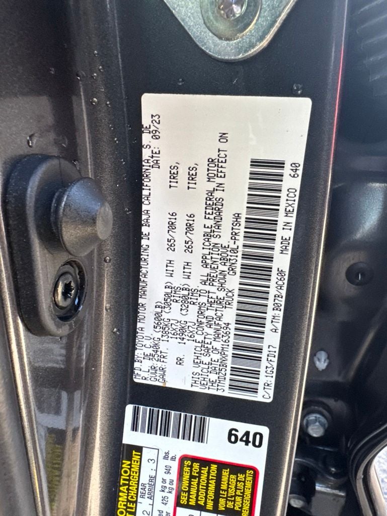 2023 Toyota Tacoma TRD Sport