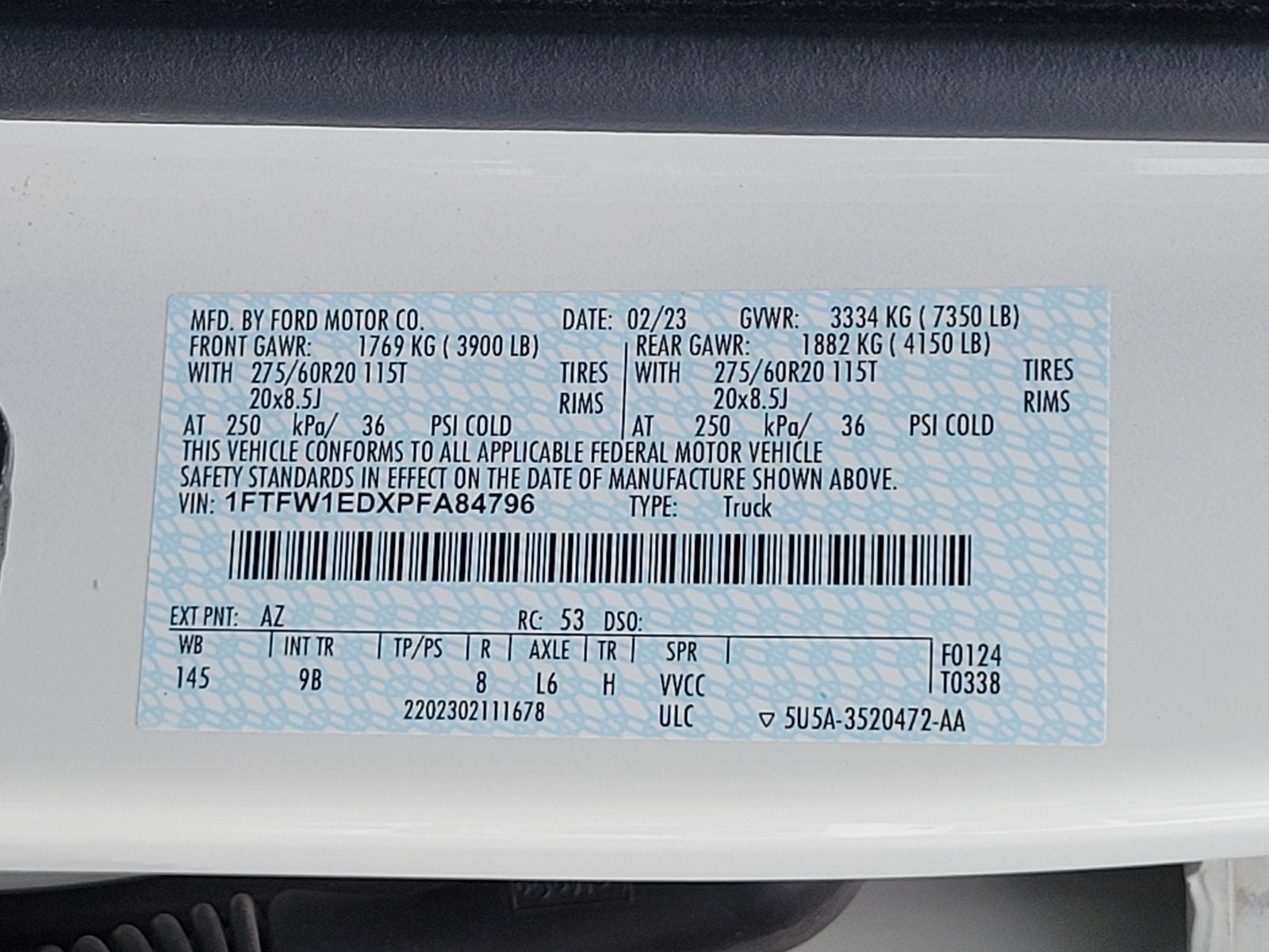 2023 Ford F-150 Platinum