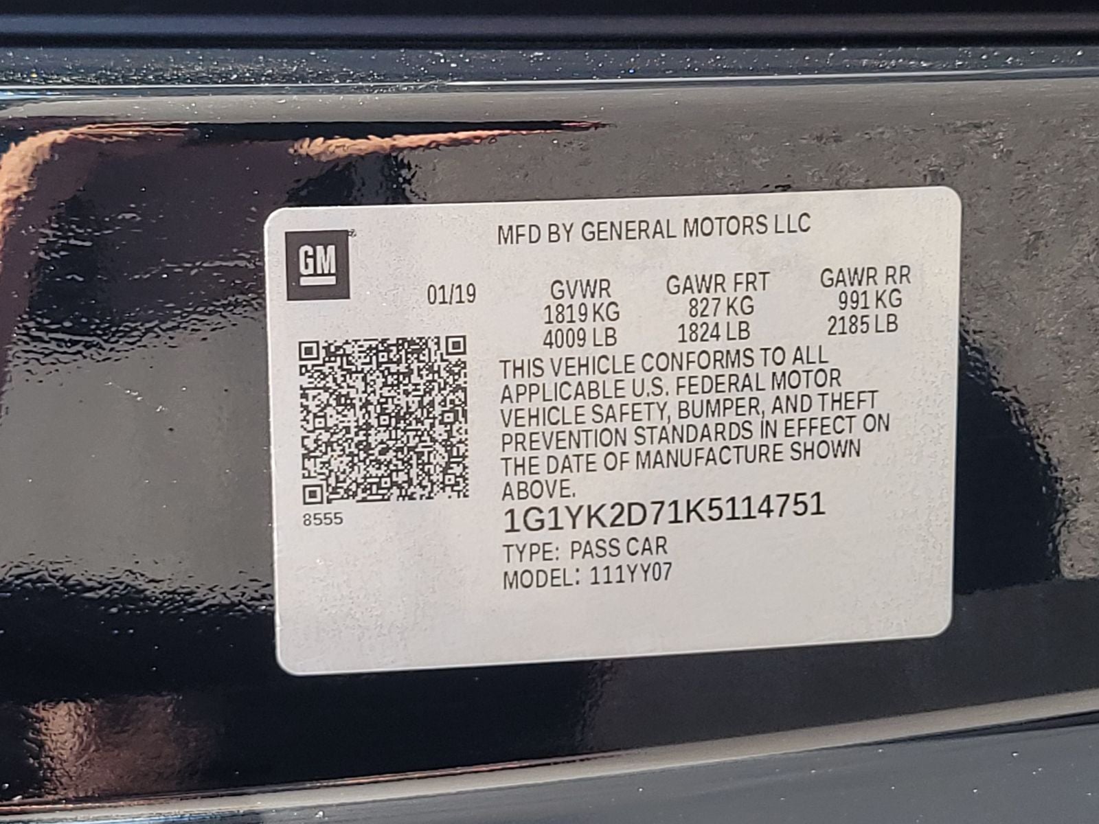 2019 Chevrolet Corvette Stingray Z51 2LT