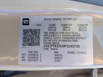 2023 Chevrolet Colorado Trail Boss