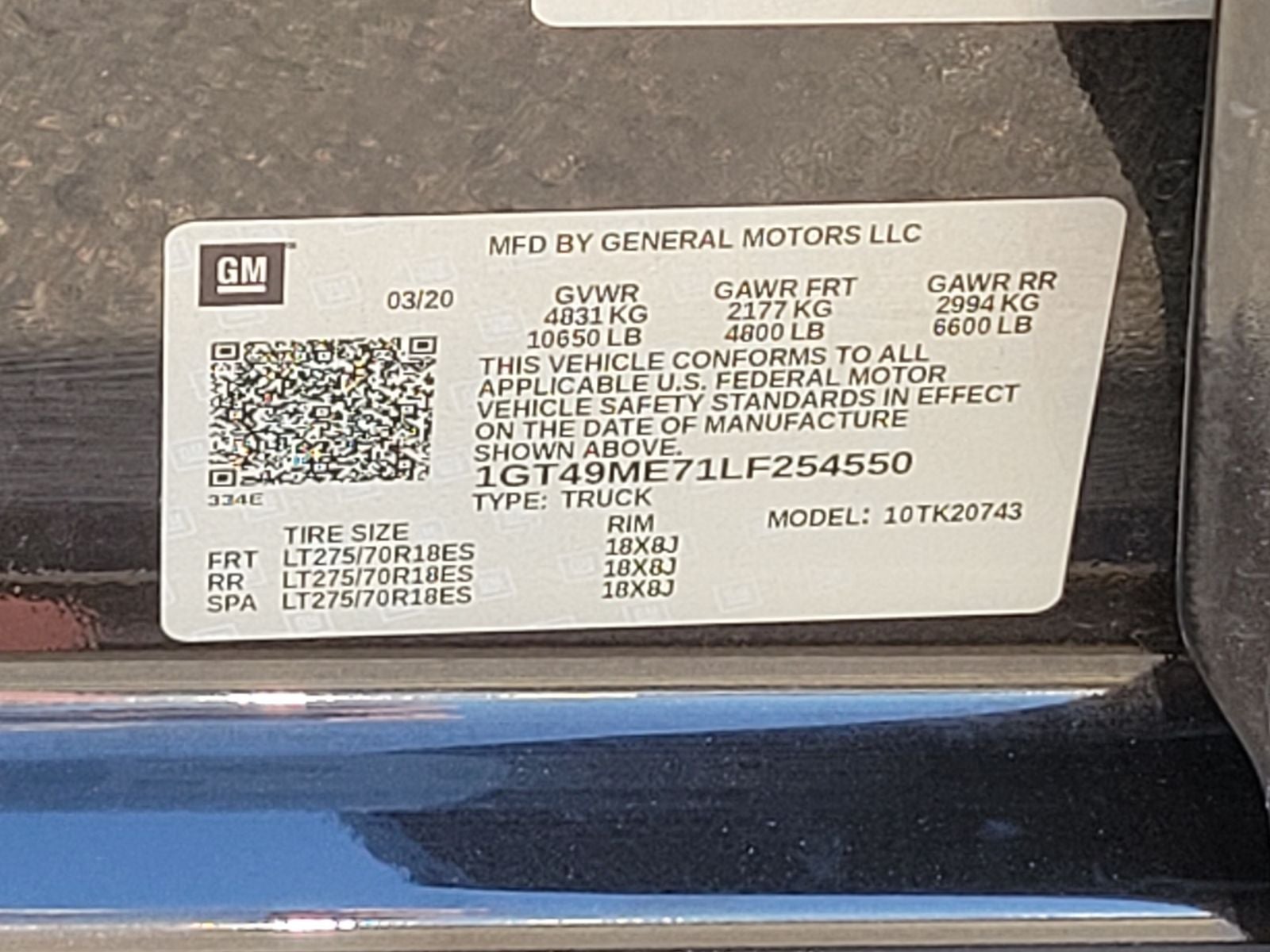 2020 GMC Sierra 2500HD SLE