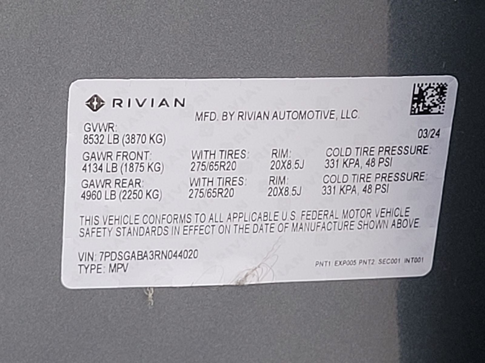 2024 Rivian R1S Adventure