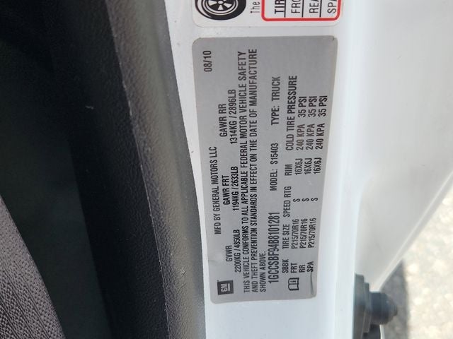 2011 Chevrolet Colorado Work Truck