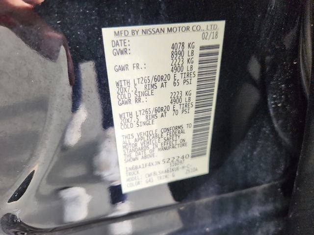 2018 Nissan Titan XD SV