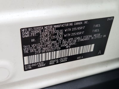 2025 Toyota RAV4 LE