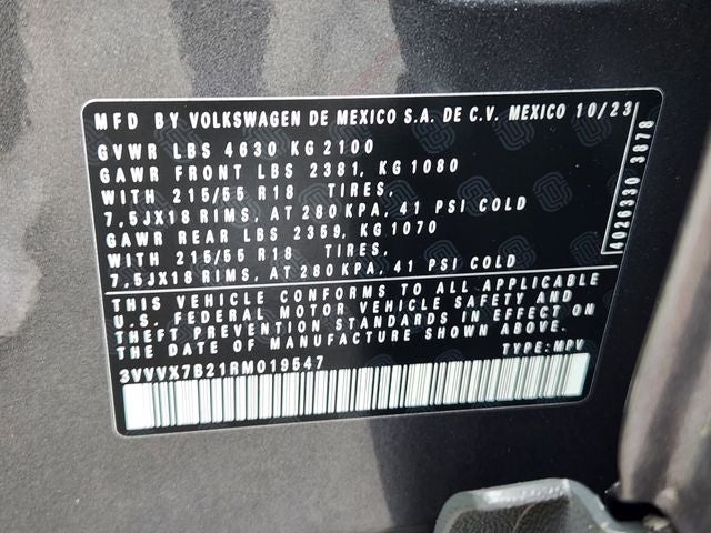 2024 Volkswagen Taos SE