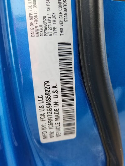 2021 RAM 1500 Classic Warlock Quad Cab 4x4 6'4' Box
