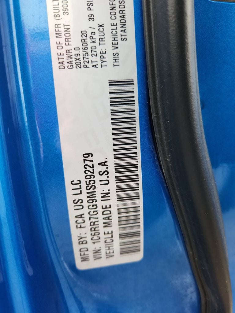 2021 RAM 1500 Classic Warlock Quad Cab 4x4 6'4' Box