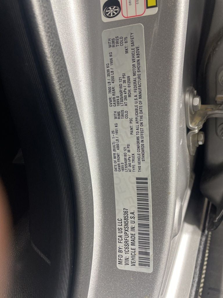 2025 RAM 1500 RHO Crew Cab 4x4 5'7' Box