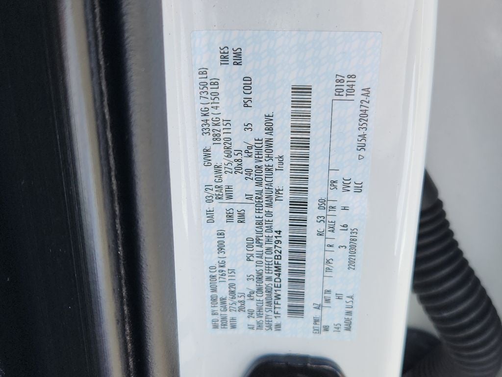 2021 Ford F-150 Lariat