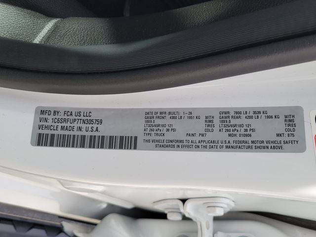 2026 RAM 1500 RHO