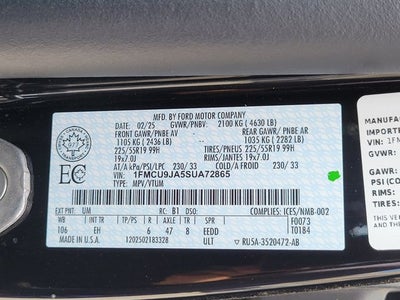 2025 Ford Escape Platinum