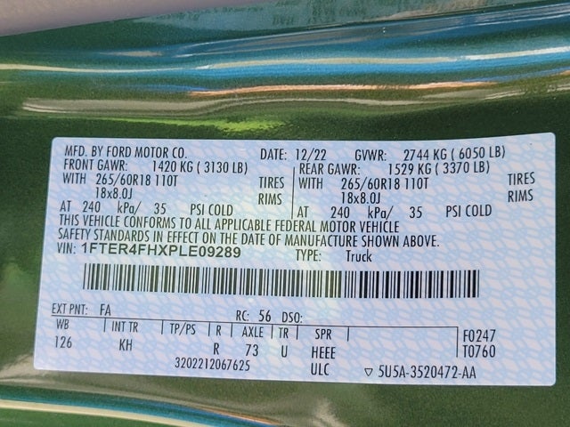 2023 Ford Ranger Lariat