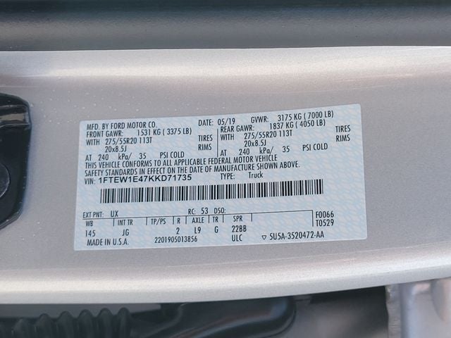 2019 Ford F-150 XL
