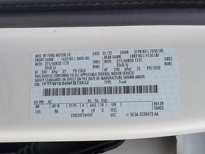 2022 Ford F-150 Platinum