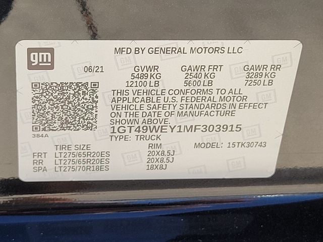 2021 GMC Sierra 3500HD Denali