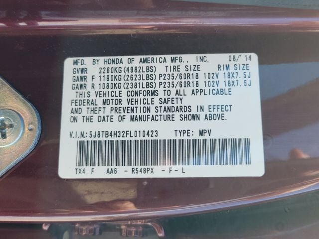 2015 Acura RDX Base