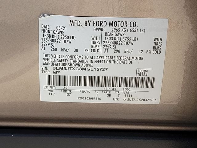 2021 Lincoln Aviator Reserve Premium