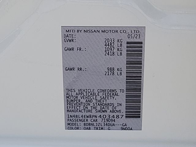 2023 Nissan Altima 2.5 SL