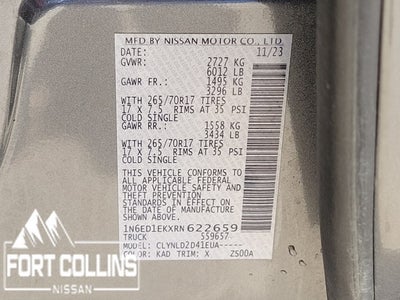 2024 Nissan Frontier PRO-4X