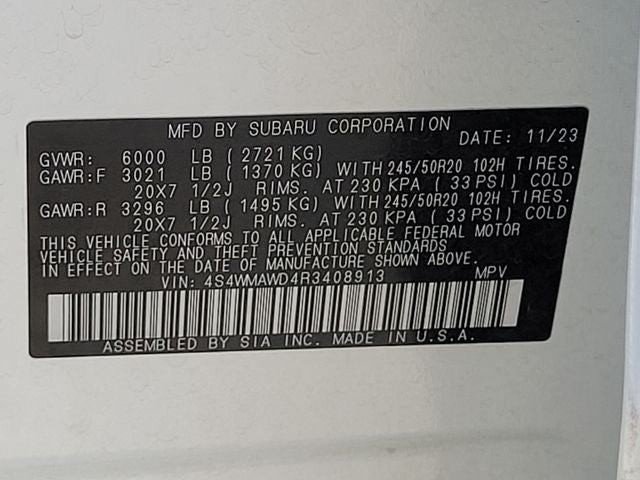 2024 Subaru Ascent Touring