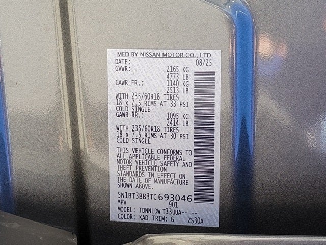 2026 Nissan Rogue SV