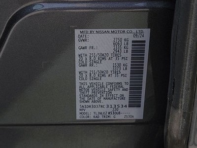 2024 Nissan Pathfinder Platinum