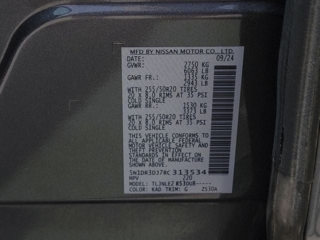 2024 Nissan Pathfinder Platinum