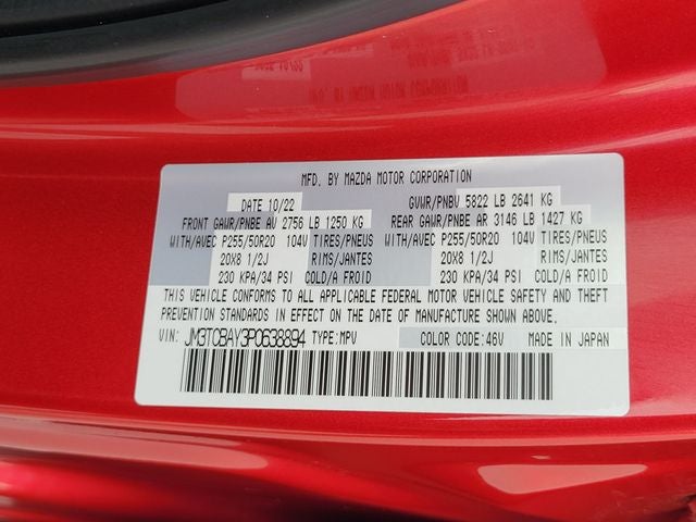 2023 Mazda Mazda CX-9 Touring Plus