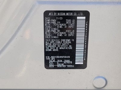 2024 Nissan Armada SL