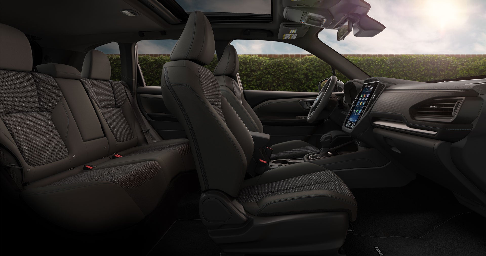 2025 Subaru Forester Premium Hybrid Shown in Premium Black Cloth