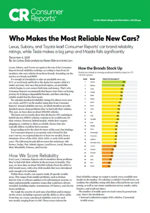Who Makes the Most Reliable Cars | Valley Subaru of Longmont in Longmont CO