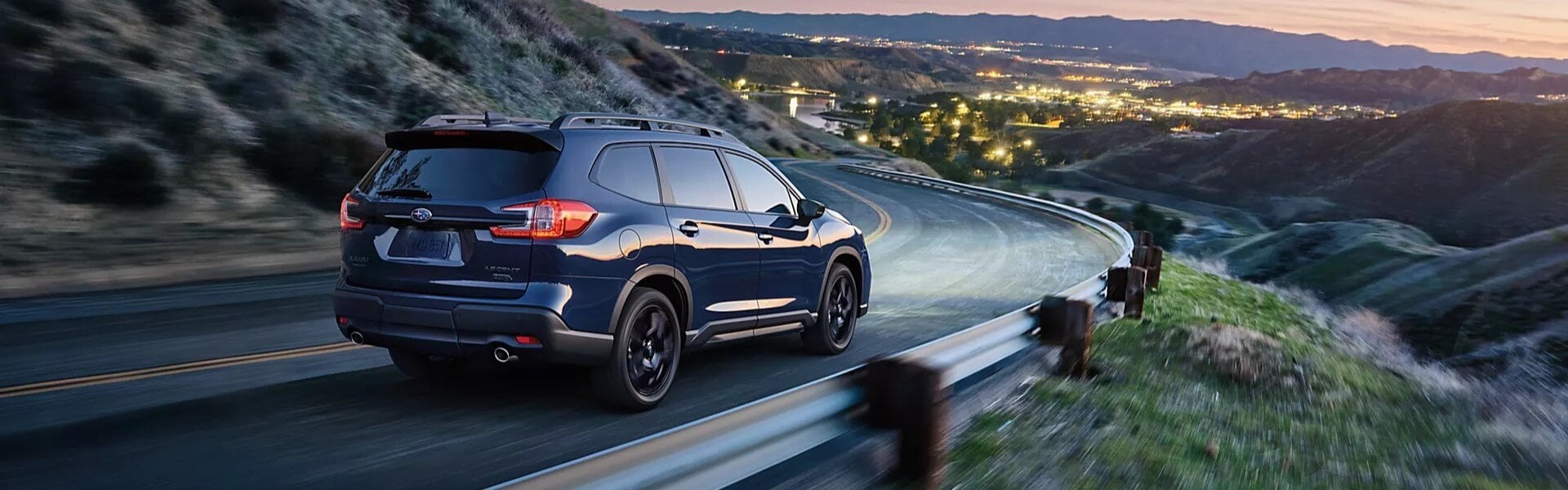 2025 Subaru Ascent Driving Down The Road