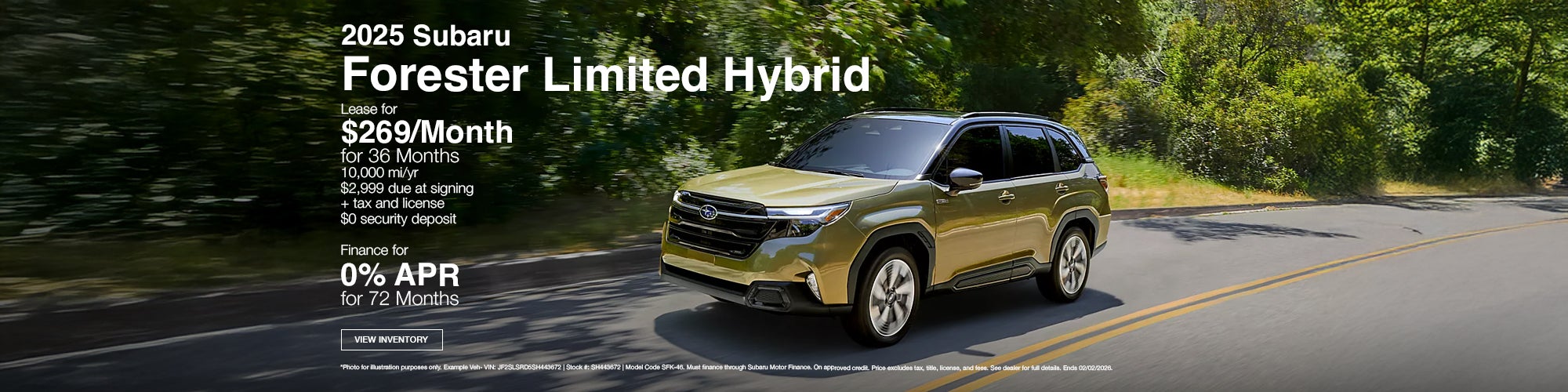 2025 Forester Hybrid