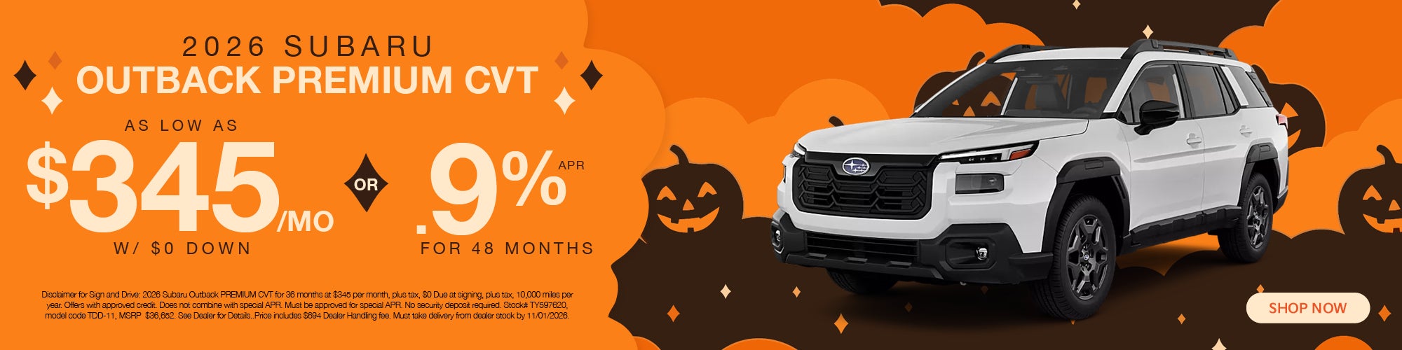 2026 Subaru Outback Premium CVT