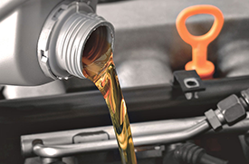 Synthetic oil and oil filter change